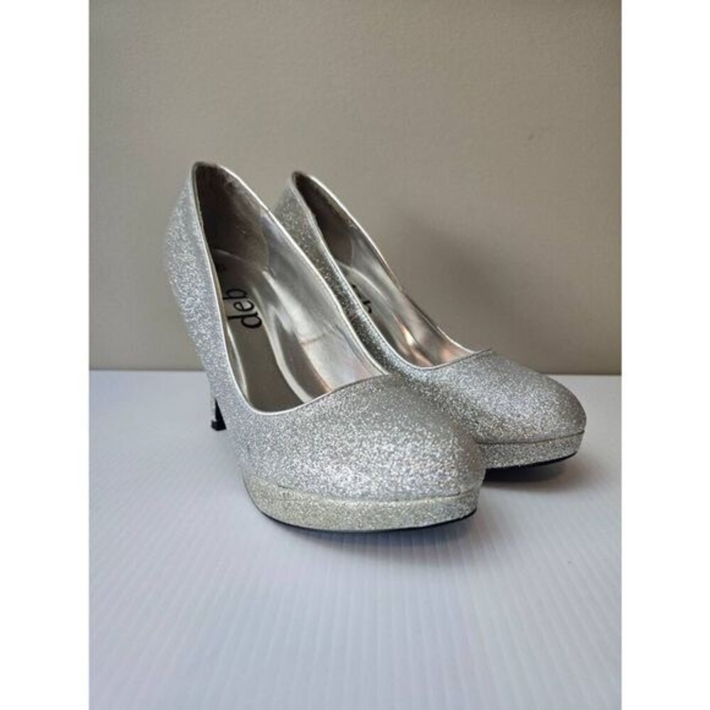 Deb Silver Sparkle Women's Heels